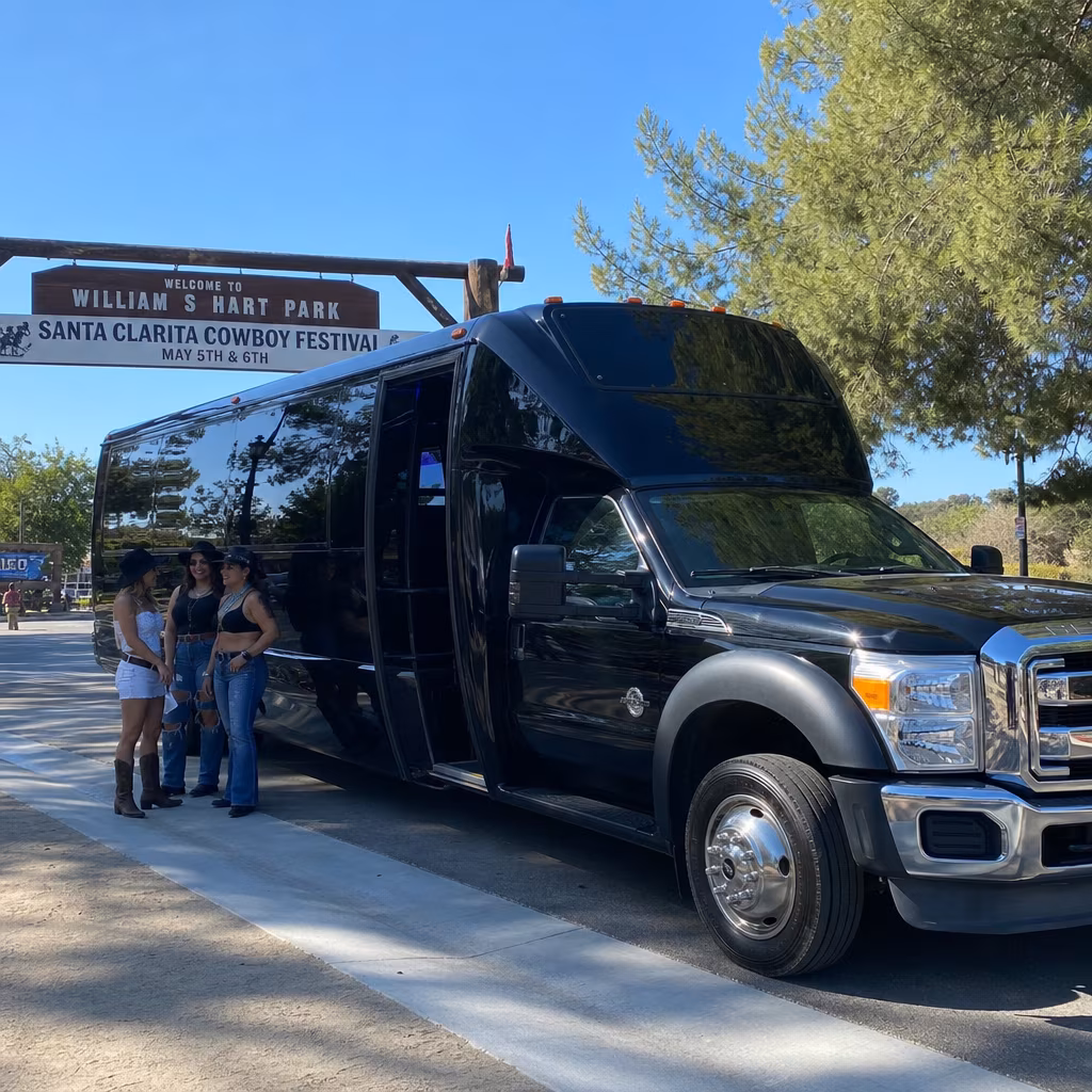 Party Bus for the Santa Clarita Cowboy Festival at William S. Hart Park