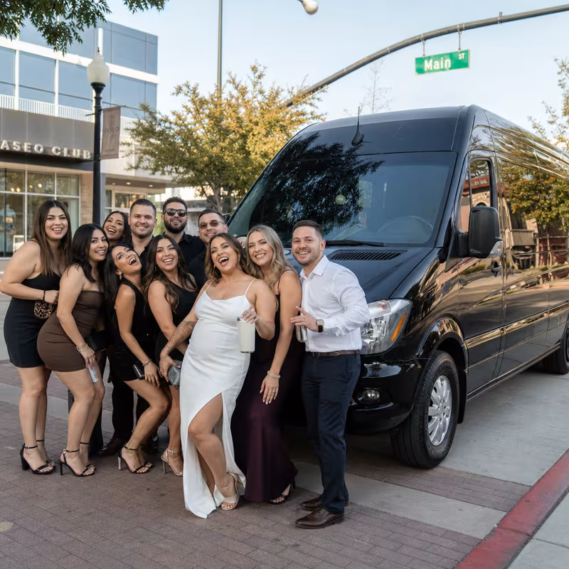 Santa Clarita Bachelor & Bachelorette Transportation fleet vehicle