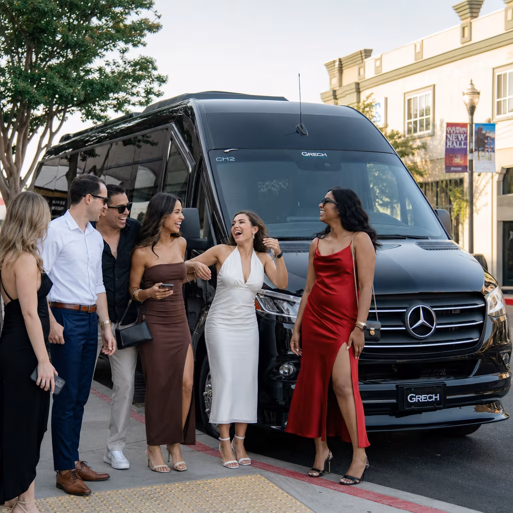 Bachelor and bachelorette party bus