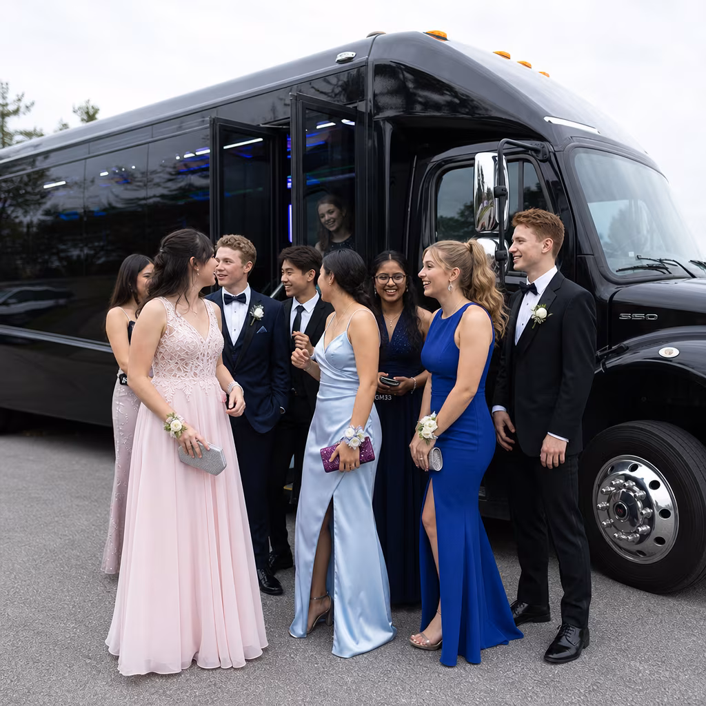 Santa Clarita Prom Party Bus Rental