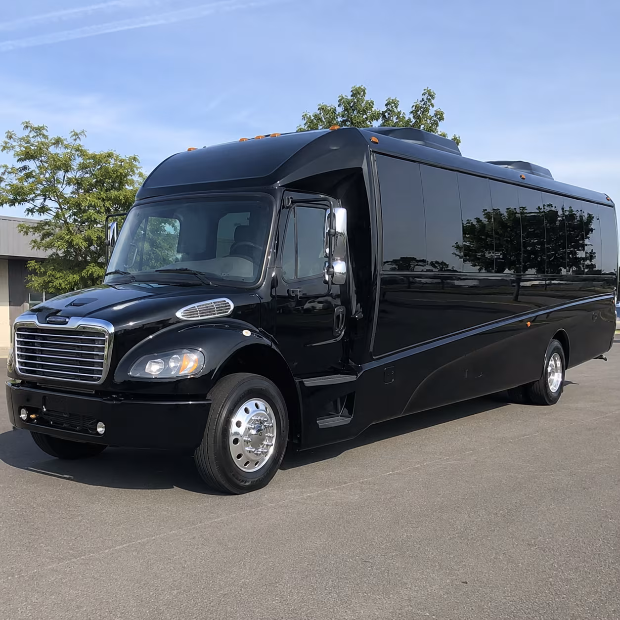 Santa Clarita Airport Shuttle & Transportation party bus exterior