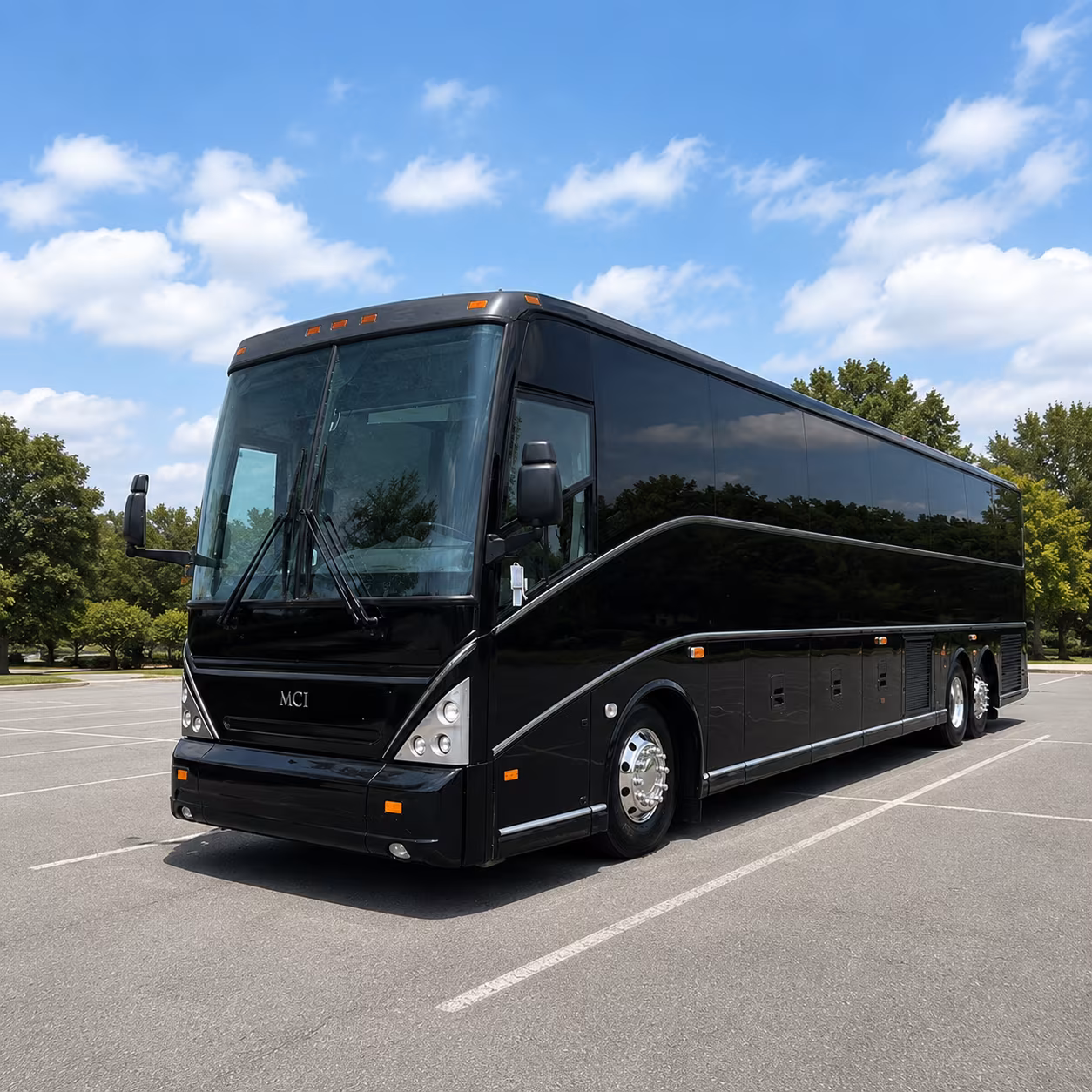 Santa Clarita Airport Shuttle & Transportation party bus exterior