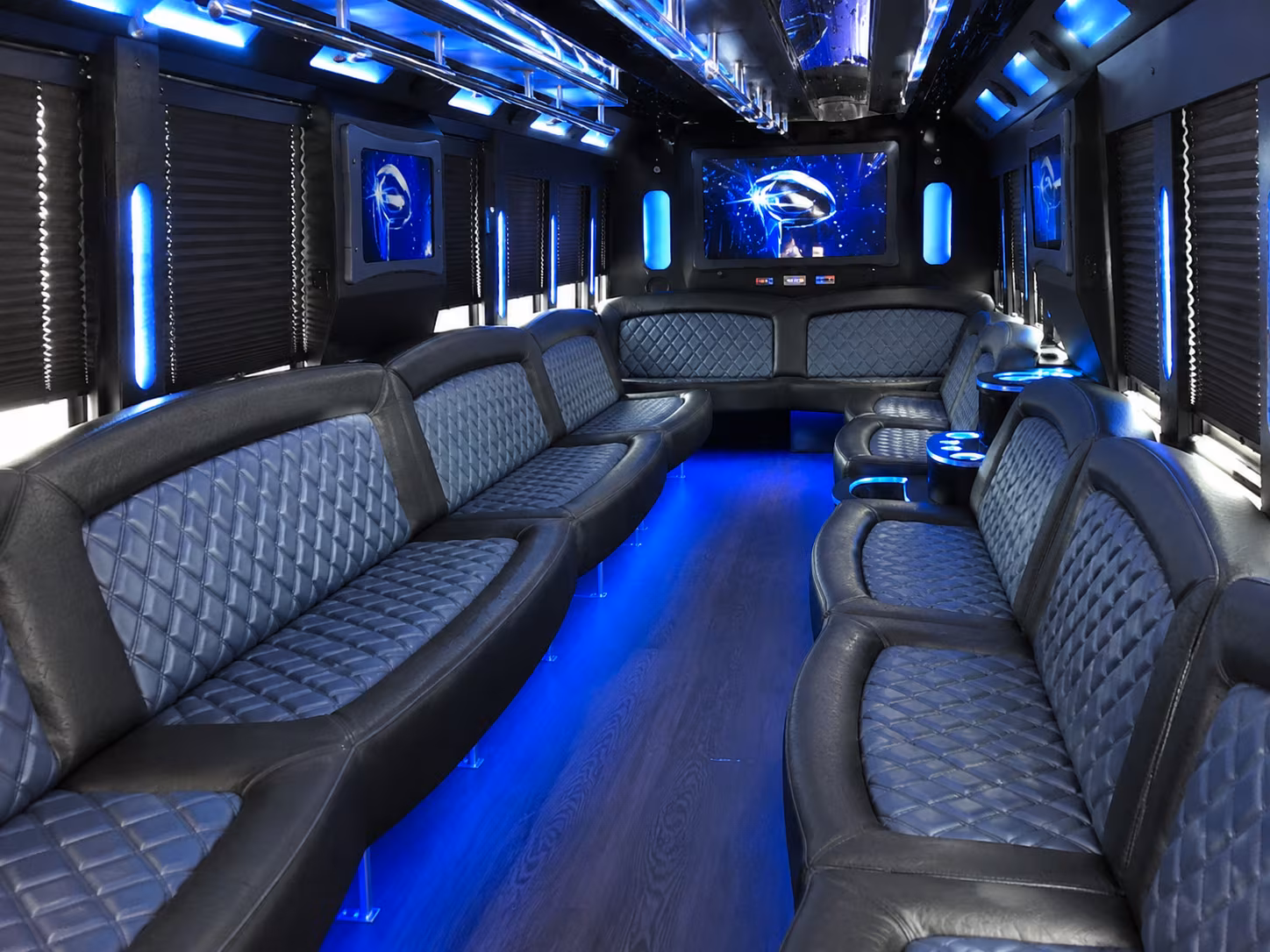 Santa Clarita Bachelor & Bachelorette Transportation party bus exterior