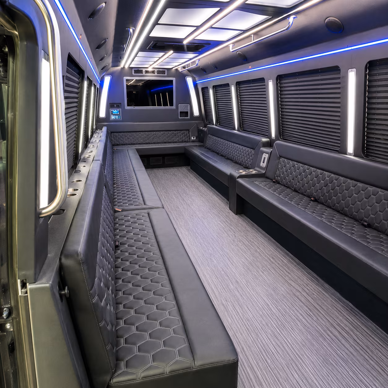 Santa Clarita Bachelor & Bachelorette Transportation party bus exterior