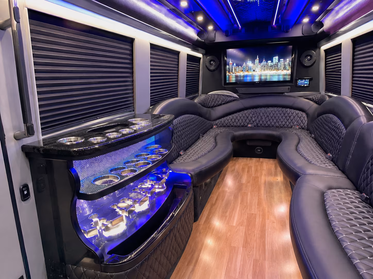 Santa Clarita Concert & Music Festival Transportation party bus exterior