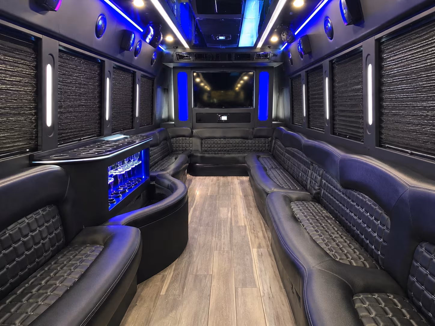 Santa Clarita Concert & Music Festival Transportation party bus exterior