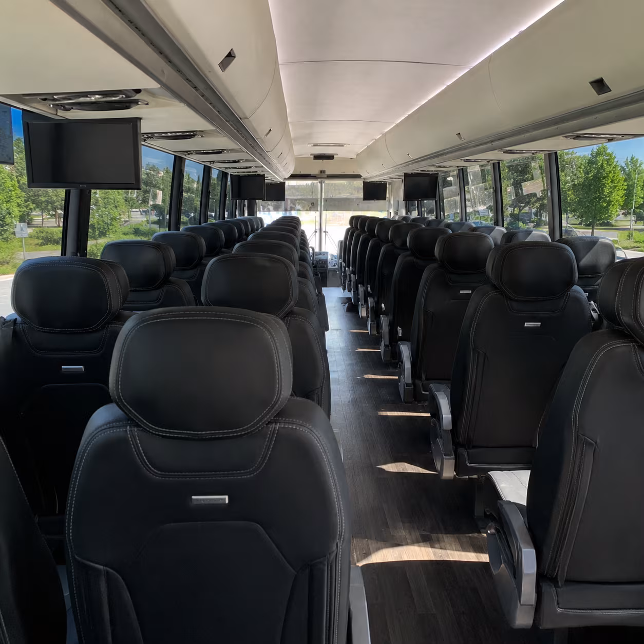Santa Clarita Corporate Transportation party bus exterior
