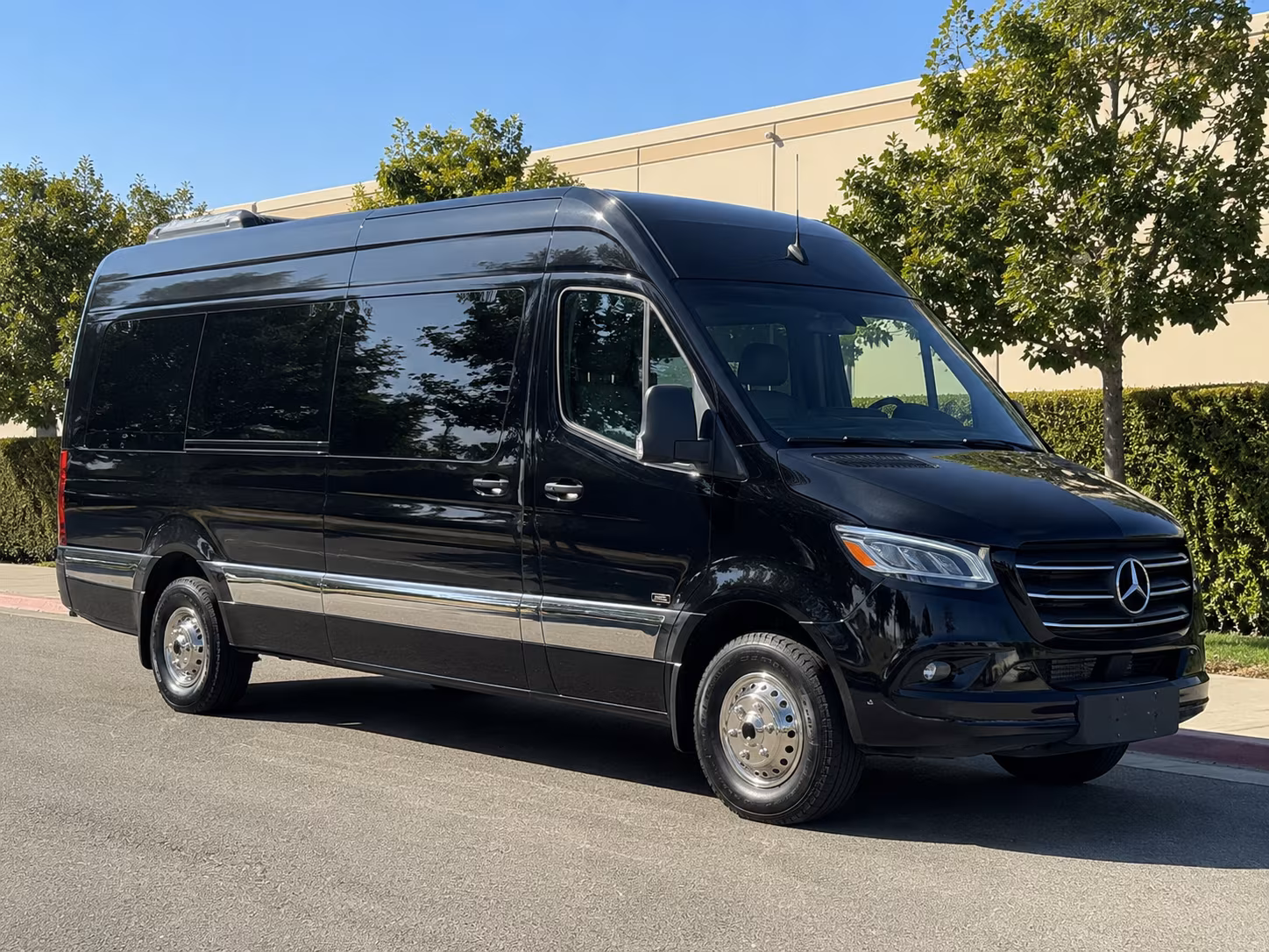 Santa Clarita Corporate Transportation party bus exterior