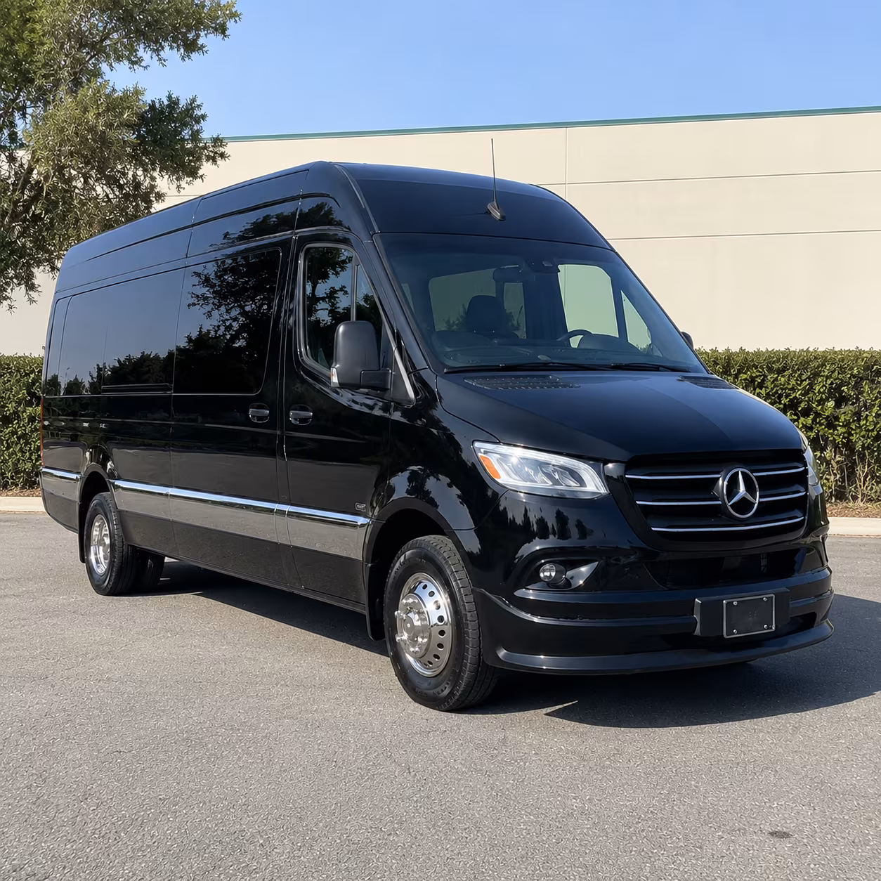 Santa Clarita Corporate Transportation party bus exterior