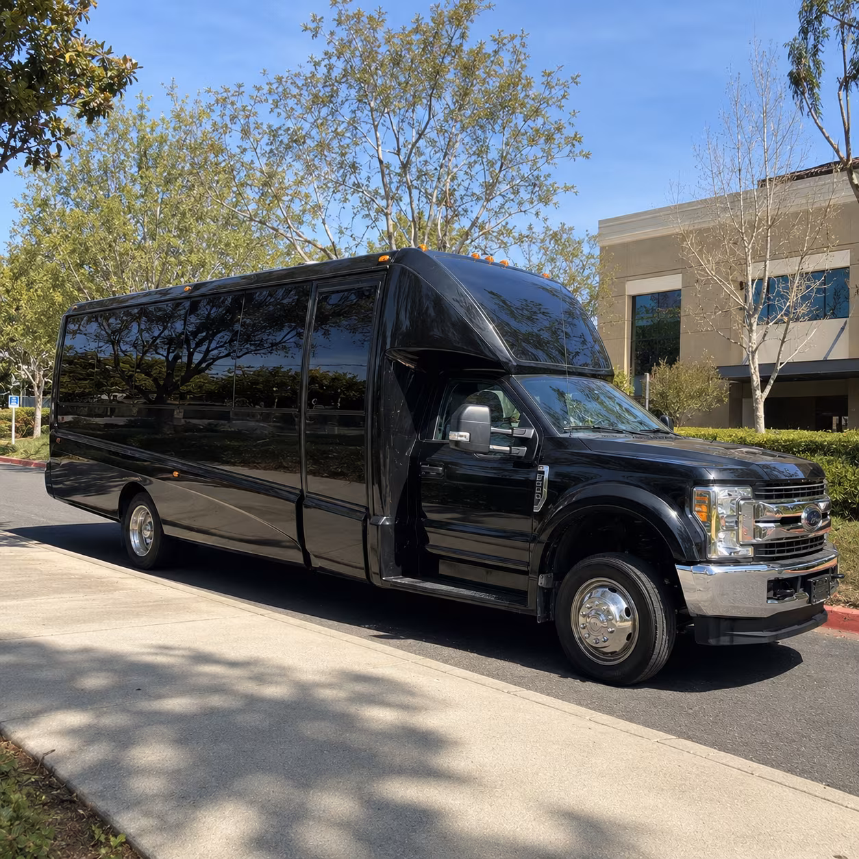 Santa Clarita Prom & Homecoming Transportation party bus exterior