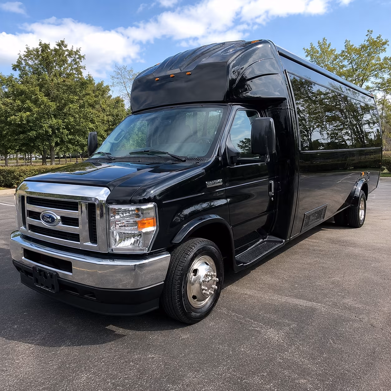 Santa Clarita Prom & Homecoming Transportation party bus exterior
