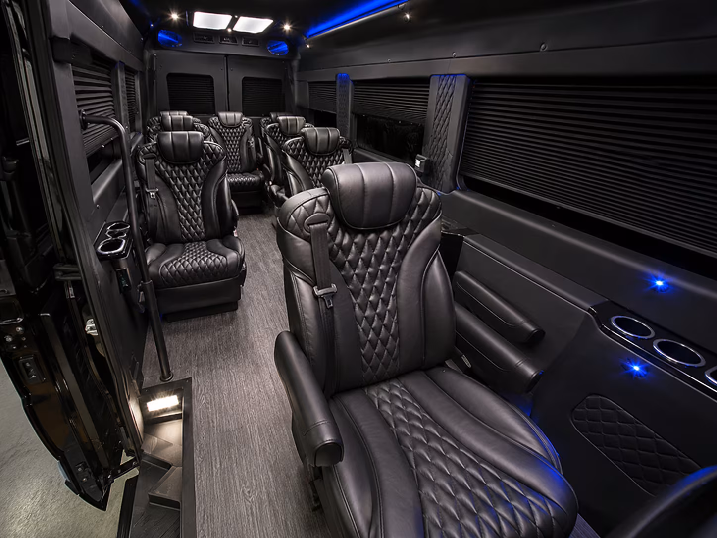 Santa Clarita School Event Transportation party bus exterior