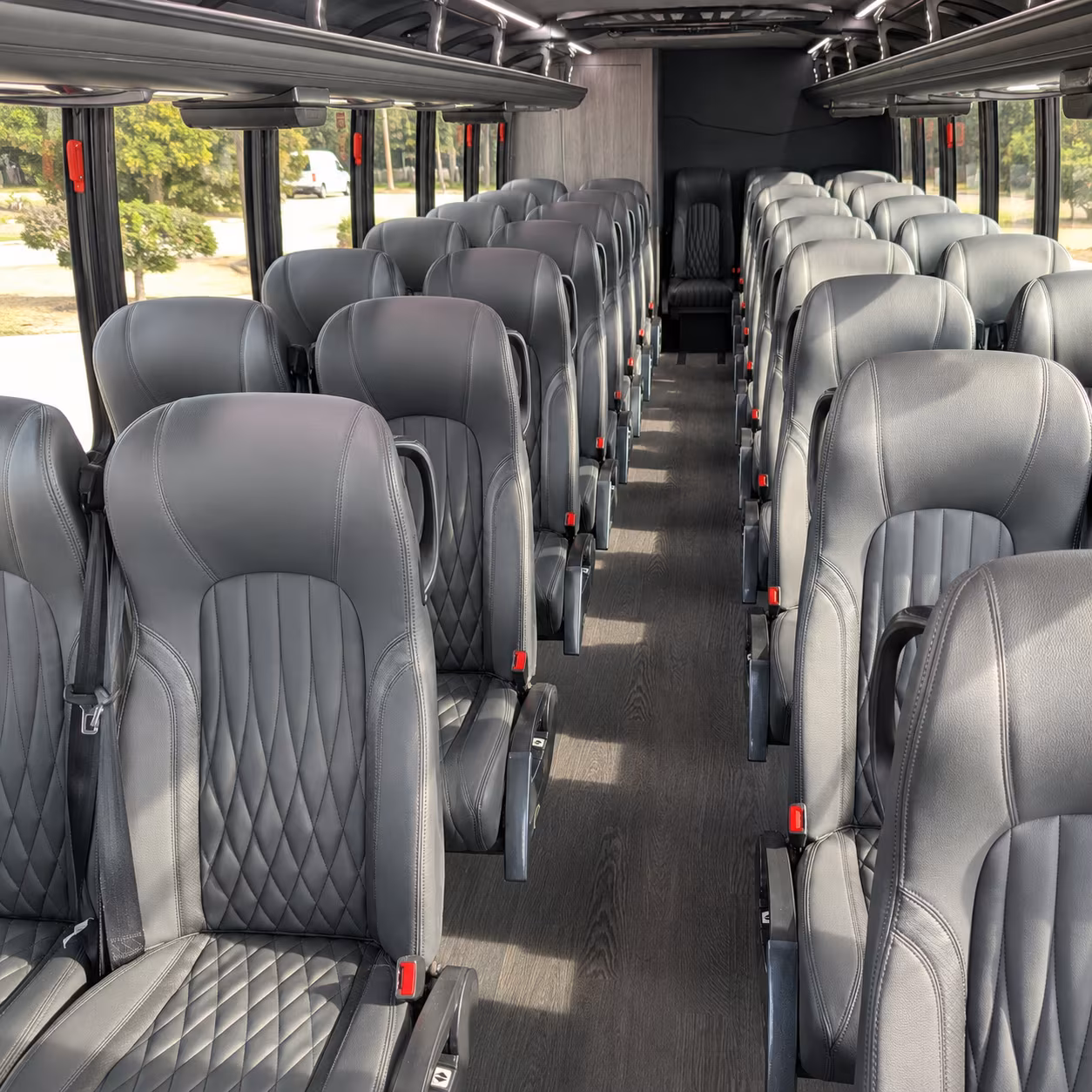 Santa Clarita School Event Transportation party bus exterior
