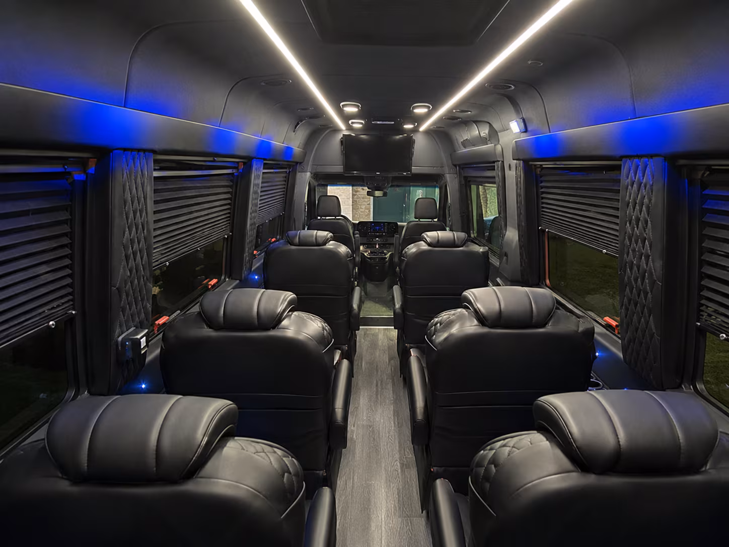 Santa Clarita School Event Transportation party bus exterior