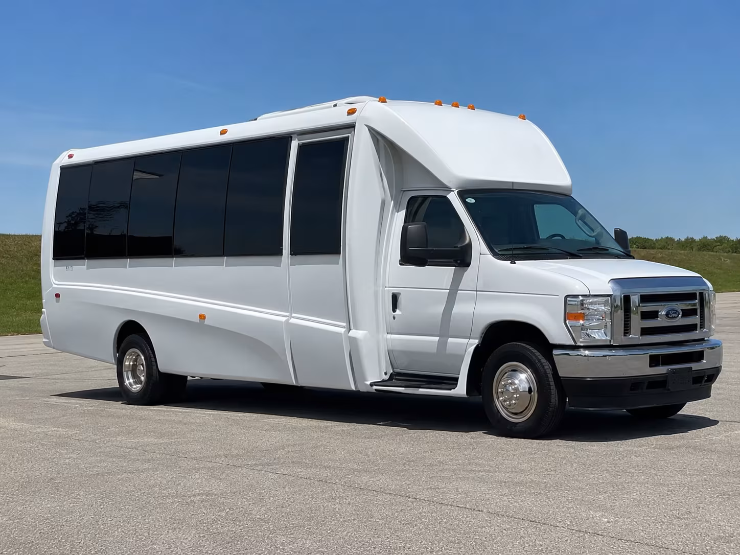 Santa Clarita Sporting Event Transportation party bus exterior