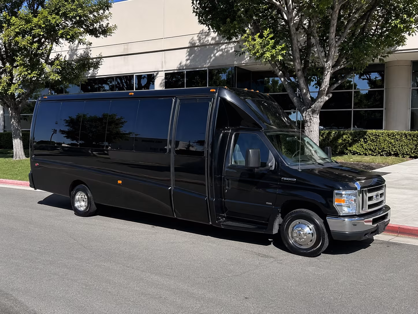 Santa Clarita Sporting Event Transportation party bus exterior