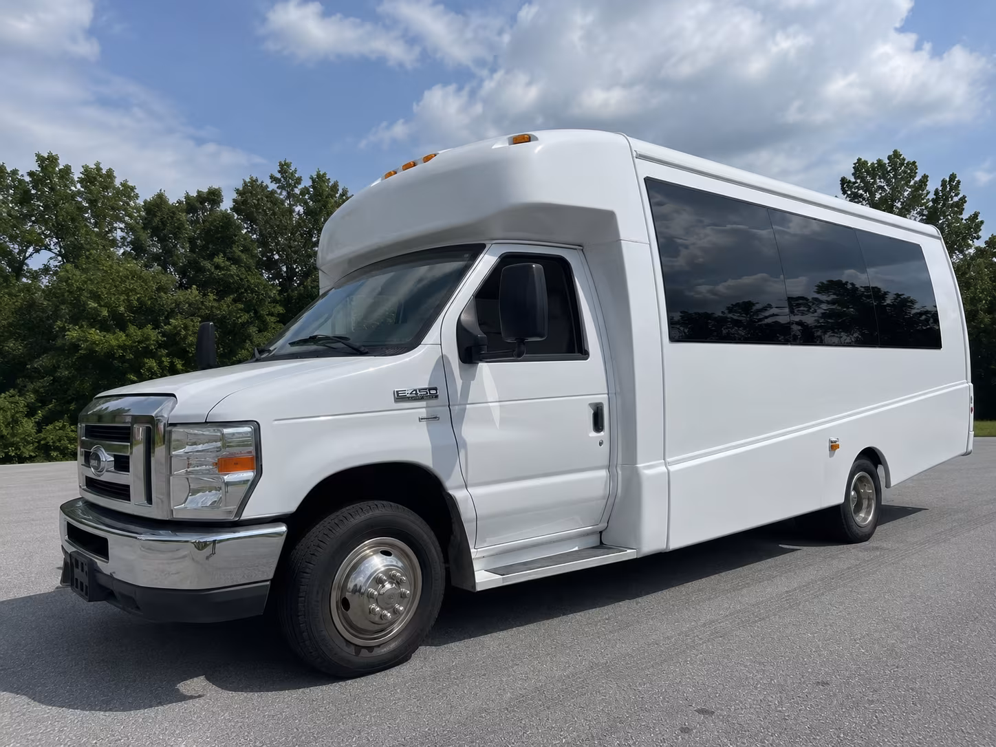 Santa Clarita Sporting Event Transportation party bus exterior