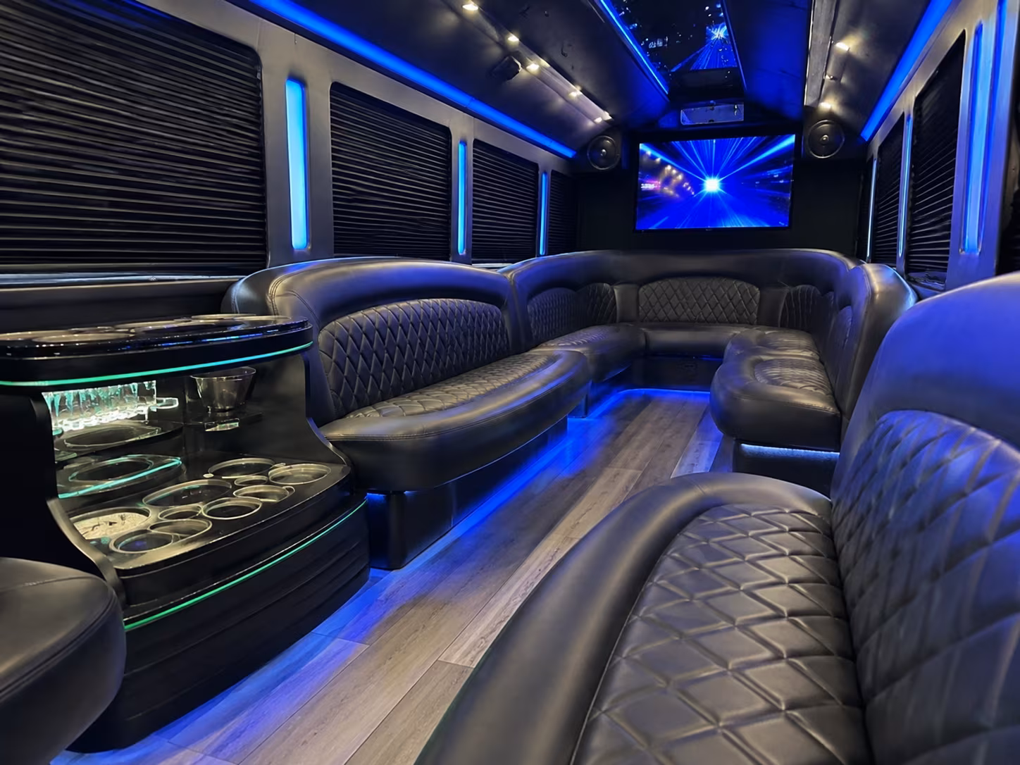 Santa Clarita Winery Tour & Pub Crawl Transportation onboard seating