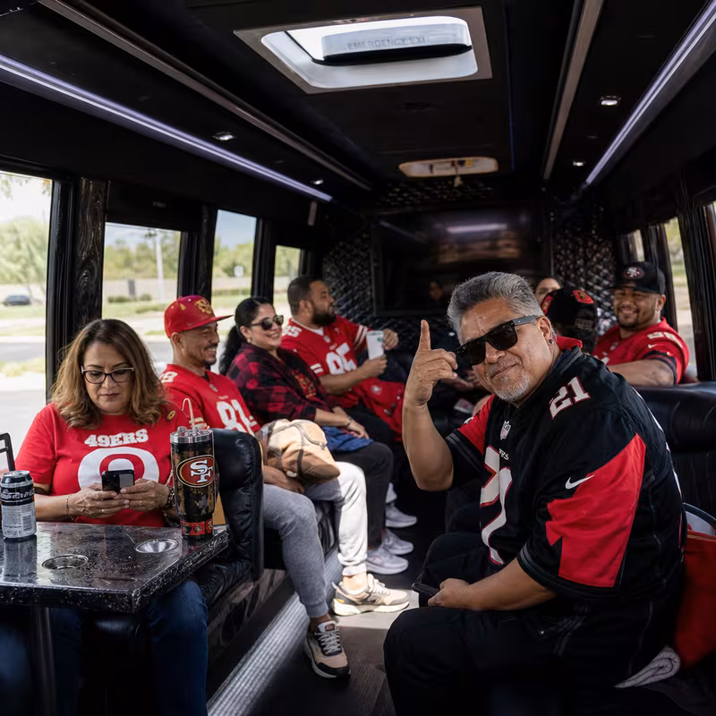 Santa Clarita Sporting Event Transportation fleet vehicle