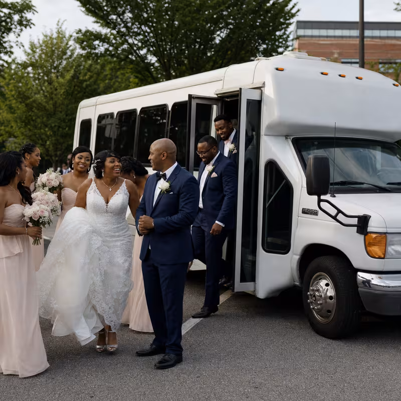 Santa Clarita Wedding Transportation fleet vehicle