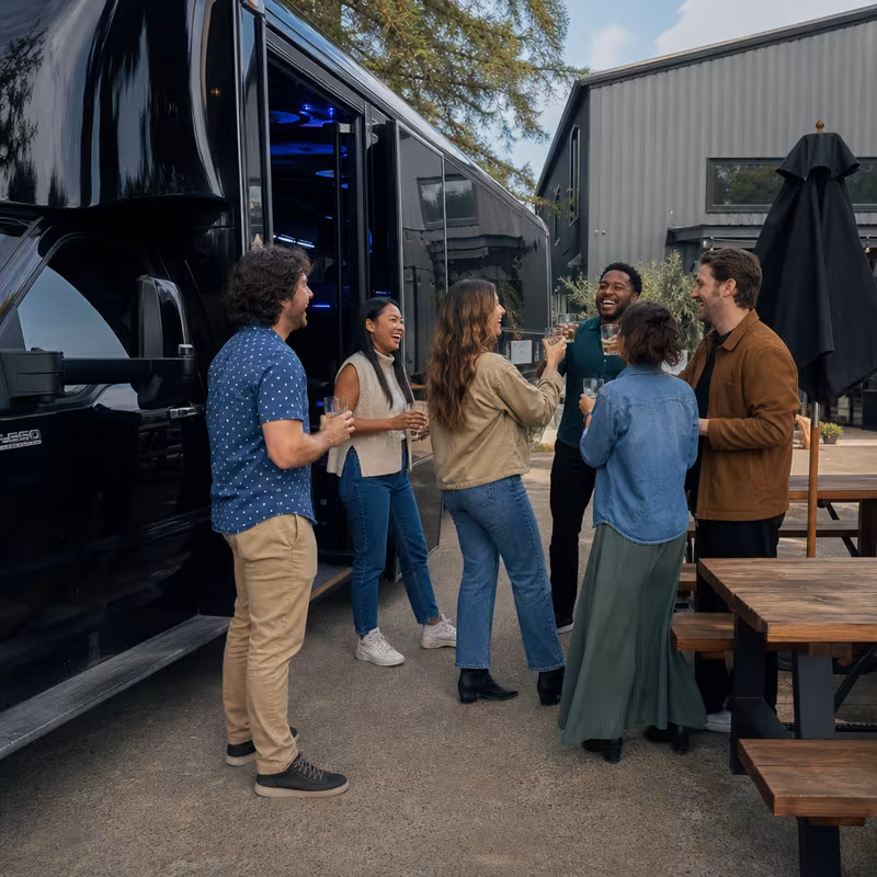 Santa Clarita Winery & Brewery Tour Transportation fleet vehicle